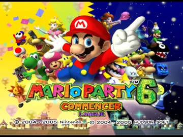 Mario Party 6 screen shot title